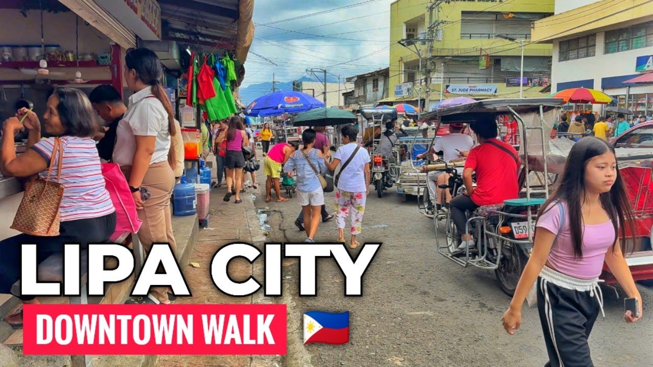Walking Tour of LIPA CITY Batangas, Philippines 🇵🇭  @wencywandertv 