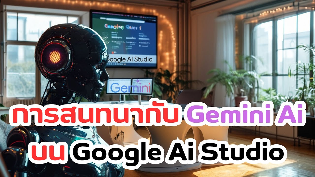 การสนทนากับ Gemini Ai บน Google Ai Studio - YouTube