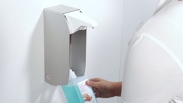 The Automatic Hand Sanitizer Dispenser / Touchless Universal Preparation Dispenser by DÜRR DENTAL