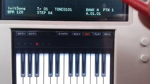 Korg DSN-12 improvisation: a little bit about the effects tab and a little about chords