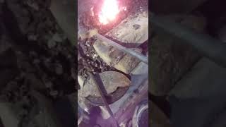 Making a drawknife from coil spring