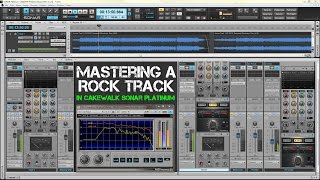 Mastering A Rock Track In Cakewalk Sonar Platinum screenshot 2