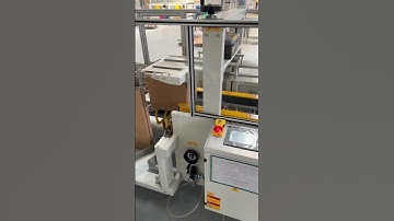 Fully automatic case erector carton former box erecting machine #automatic machine