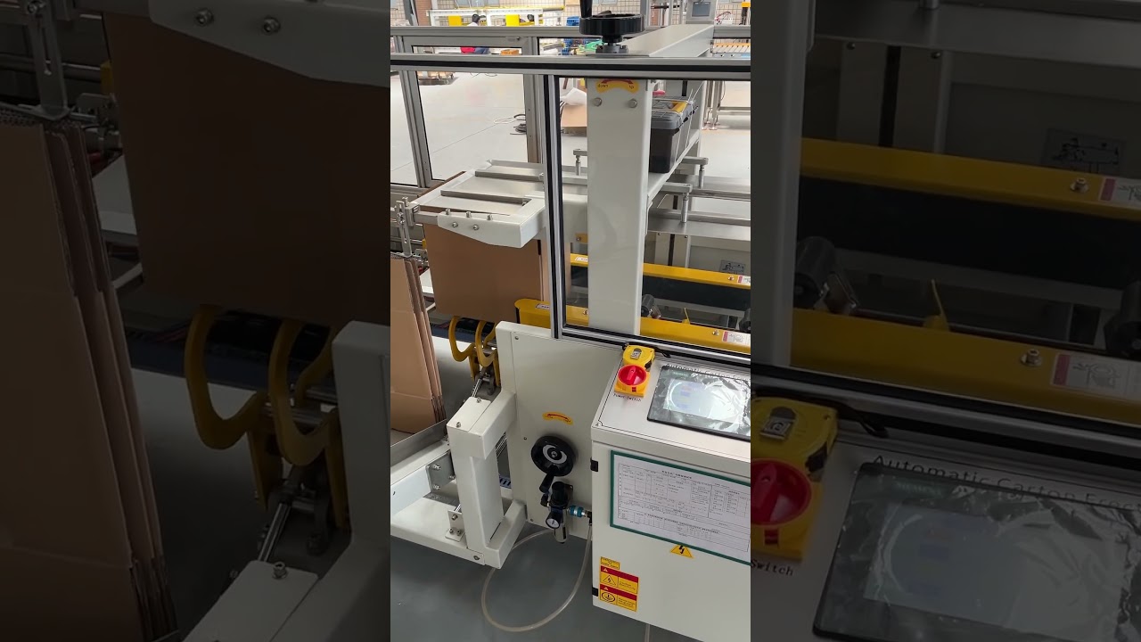 Fully automatic case erector carton former box erecting machine 