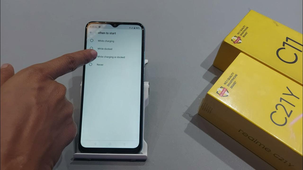 realme-c21y-screen-saver-how-to-set-screen-saver-in-realme-c21y