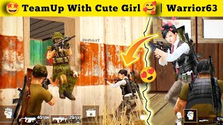 🤩 ＴｅａｍＵｐ With Cute Girl In Warrior63 | Battle Royale 3D Warrior 63 New Update Battle Royale Game screenshot 4