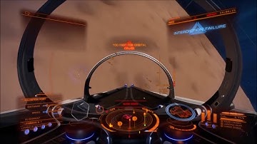 Elite Dangerous - Orbit to surface in 7 seconds
