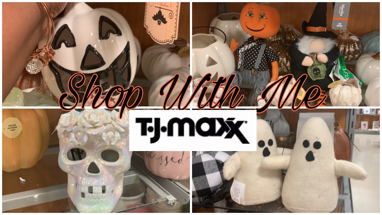 TJ MAXX Halloween 🎃 and Fall 🍁 Decor Shop With me YouTube