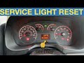 Peugeot Bipper / Citroen Nemo Service light reset procedure (flashing oil light)