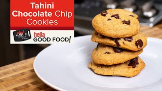 INCREDIBLE Tahini Chocolate Chip Cookies