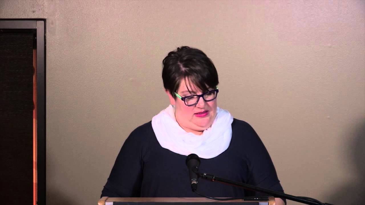 Jill Swensen reading “When I Became a Mother” thanksgiving point tulip festival 2018