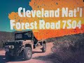Cleveland National Forest 7S04 in a M1161 Growler. S. Main Divide Rd.
