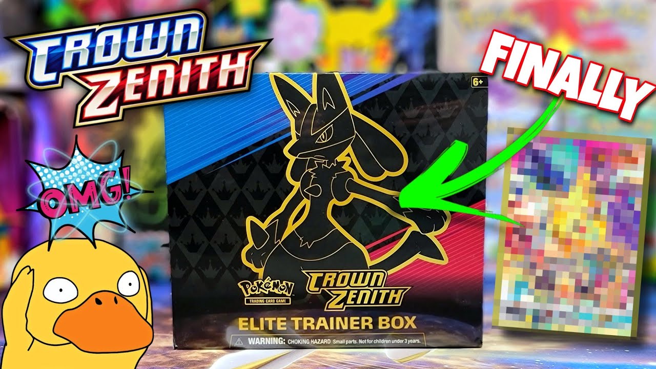 Crown Zenith Hits Different! Elite Trainer Box Opening