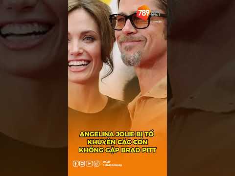 Angelina Jolie Bị Tố Khuyên Các Con Không Gặp Brad Pitt #okvip #okvipxuhuong #angelina #bradpitt