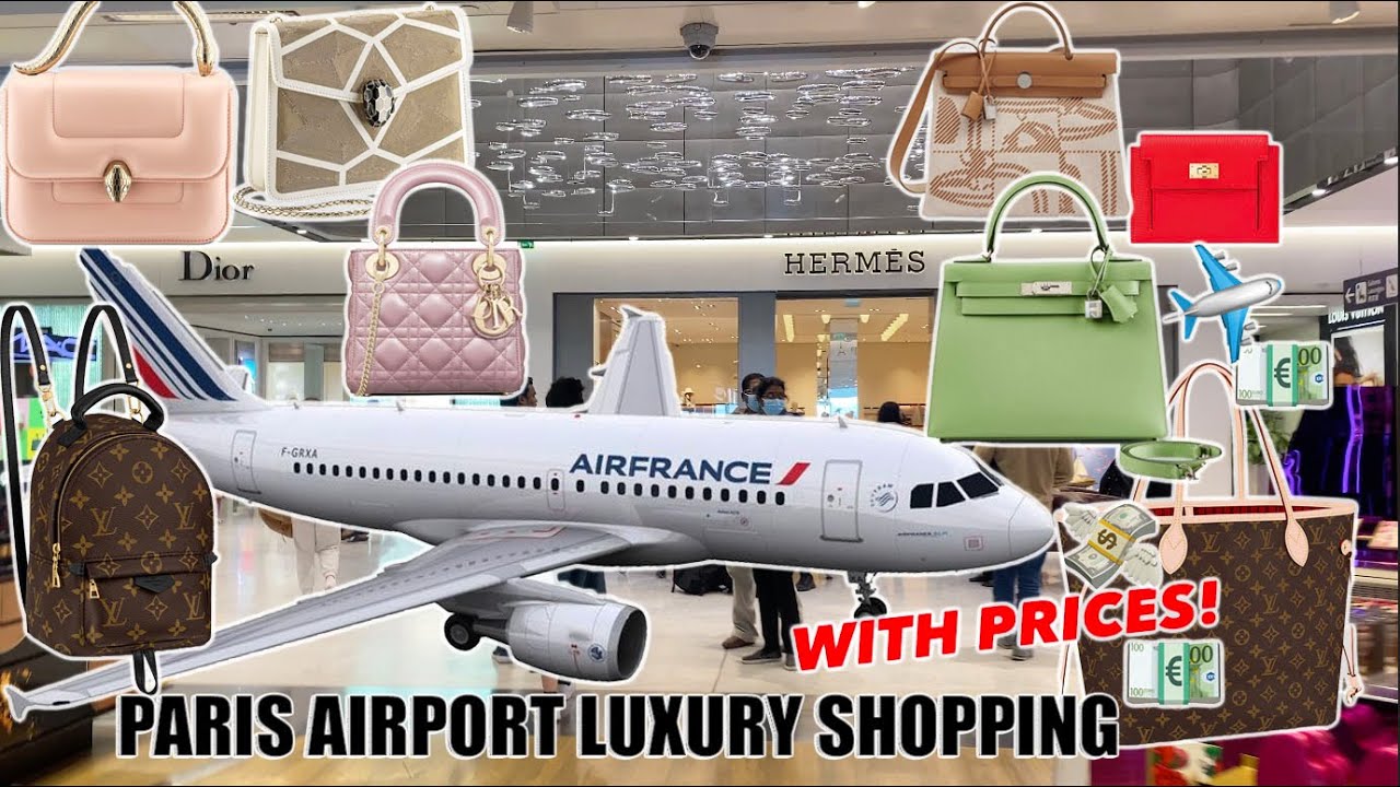 ✈️CDG PARIS AIRPORT SHOPPING VLOG ✈ LOUIS VUITTON ✈ HERMES