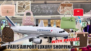 ✈️CDG PARIS AIRPORT SHOPPING VLOG ✈ LOUIS VUITTON ✈ HERMES ✈ DIOR ✈ BVLGARI & MORE Charles de Gaulle