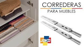 Correderas para cajones King Slide