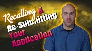 Recalling & Re-Submitting Your #Grant #Application