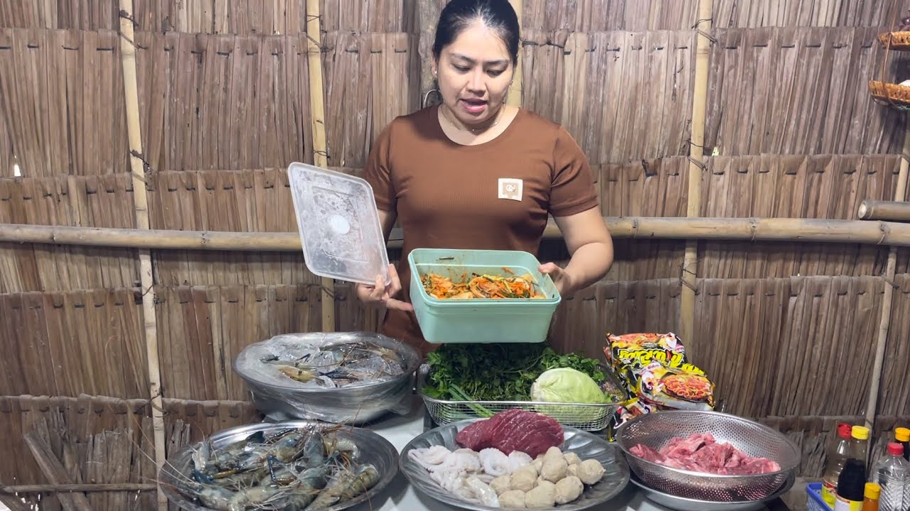 Tự Tay Làm Kim Chi Để Nấu Nồi Lẩu Mì Cay Khi Nghe Các Con Nói Thèm |Atml