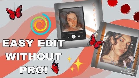 How to make an EASY FANEDIT WITHOUT PRO on Funimate!😱 (Part 2 Watch Me Edit)