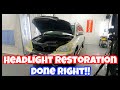 Headlight restoration & a redo on the connect bonnet