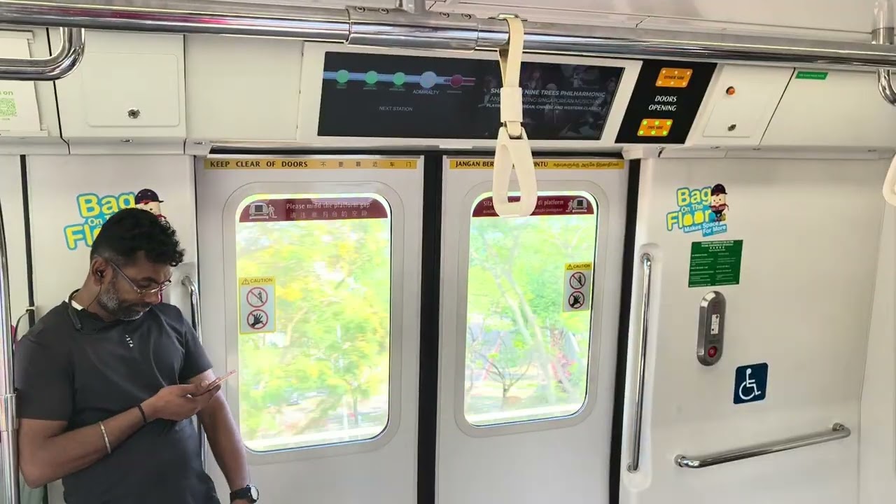 [New V3 MTPG announcement + Reppy!] SMRT C151B 617/618 NS13 Yishun → NS1 Jurong East 