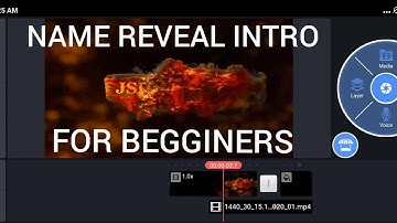 HOW TO MAKE NAME REVEAL ANIMATION INTRO WITH KINEMASTER | Khabs TV |
