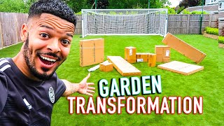 BUILDING A PROFESSIONAL FOOTBALL PITCH IN MY GARDEN *PART 2*