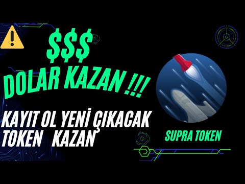 1500 SUPRA TOKEN KAZAN ANINDA YENİ DOLAR KAZANDIRCAK DEV AİRDROP KAÇIRMA !! #kripto #airdrop #borsa