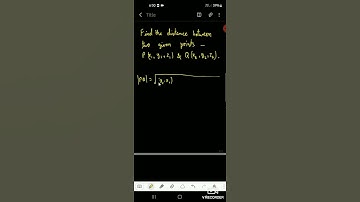 Finding the distance between two points in 3D when its coordinates are given | 3D Geometry| Class 12