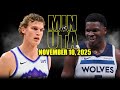 Minnesota Timberwolves Vs Utah Jazz Full Game Highlights November 10 2025 NBA Season