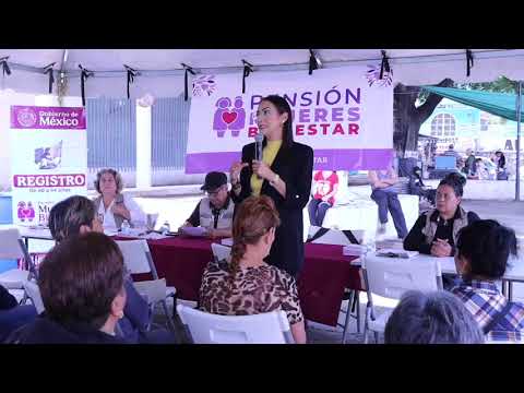 Visita Laura Imelda módulo de registro del programa federal "Mujeres Bienestar"