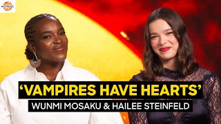 MUSICAL PERSONAS AND VAMPIRE TOURS | SINNERS INTERVIEW | Wunmi Mosaku & Hailee Steinfeld