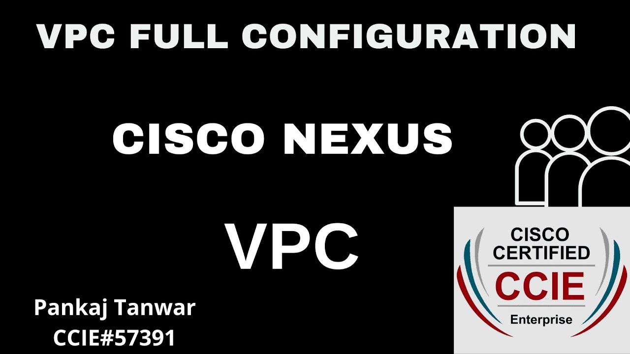 Vpc Lecture 2  (Vpc Configuration Of Keep Alive And Peer Link With Member Ports)  Ccie 57391