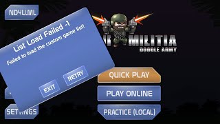 Mini Militia Not Working (old version eg 4.2.8 ) Server list loading fail