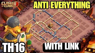TH16 PRO BASE 2026 😱 Anti Everything Base | Anti Root Rider + QC Proof (Copy Link)