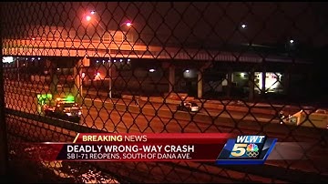 I-71 SB reopens after fatal wrong-way crash