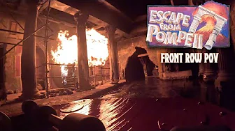 Escape from Pompeii Front Row POV | Busch Gardens Food & Wine Festival | 2025