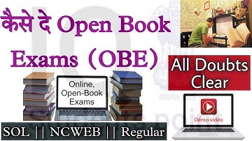 OBE Examination 2022 || How to give Open book Exams | Full Details Demo Video | Tips for OBE 2022