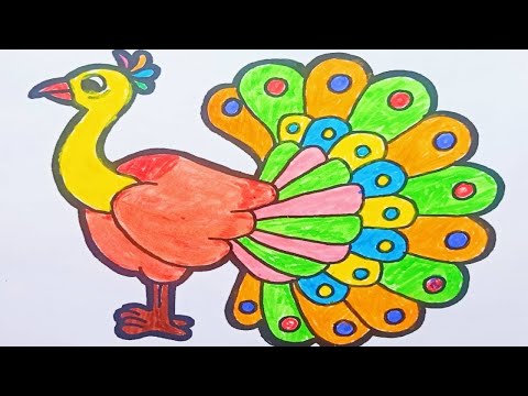 كيفية رسم الطاووس خطوة بخطوة ، رسم طاووس سهل ، كيفية رسم طاووس بألون الباستيل كيفية رسم الطاووس خطوة بخطوة ، رسم طاووس سهل ، كيفية رسم طاووس بألون الباستيل