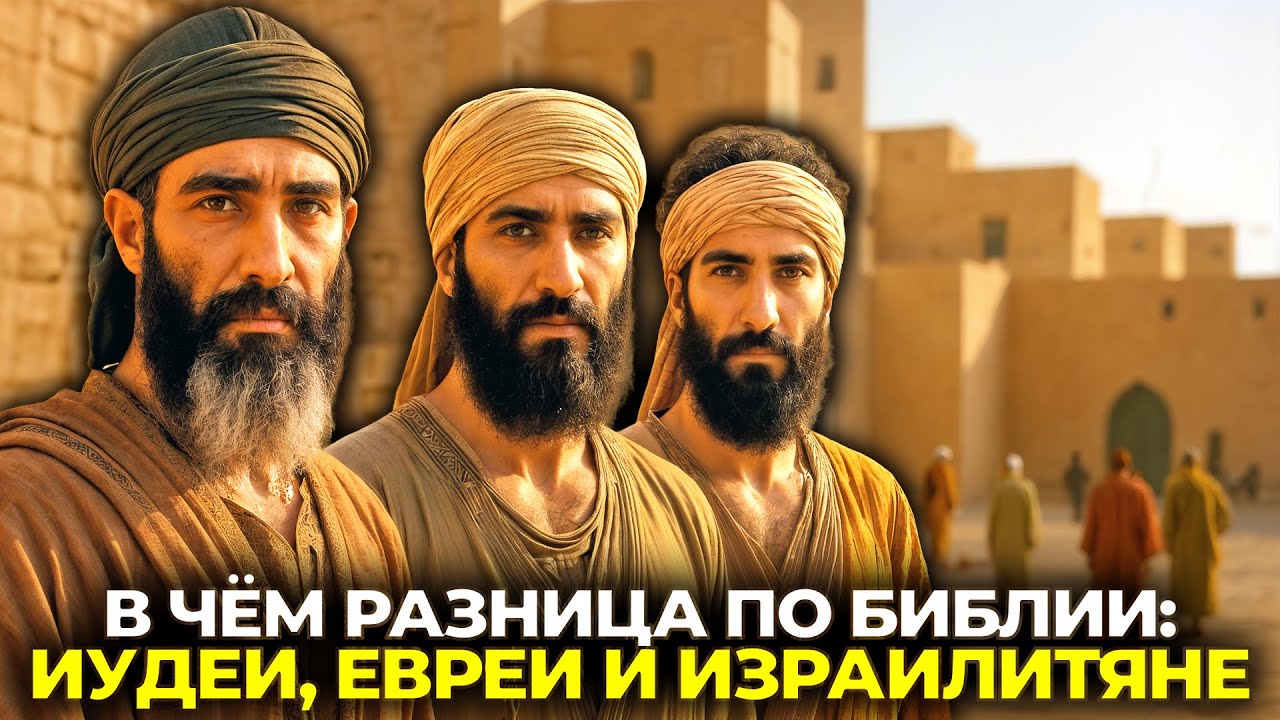 РАЗНИЦА МЕЖДУ ИУДЕЯМИ, ЕВРЕЯМИ И ИЗРАИЛЬТЯНАМИ ПО БИБЛИИ