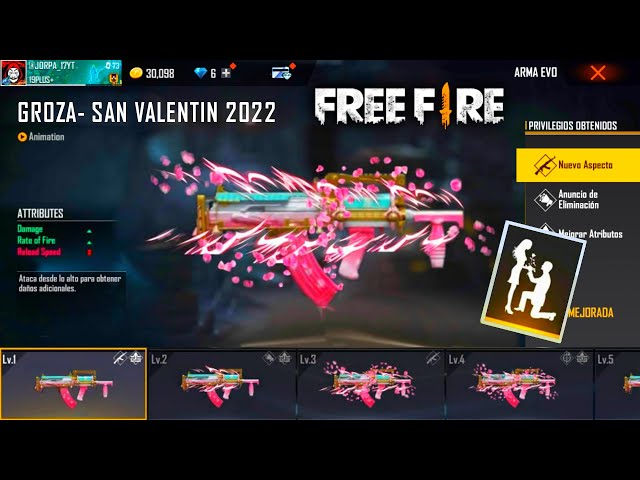 Conheça a GROZA Moderninha: A Nova Arma Evolutiva do Free Fire