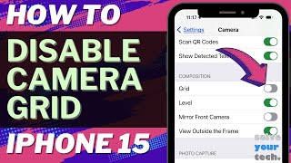 How to Disable Camera Grid on iPhone 15 screenshot 4