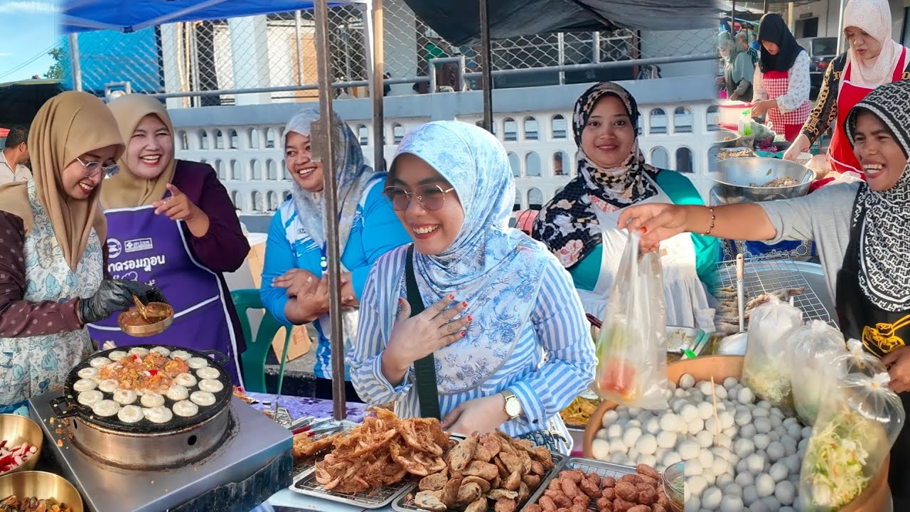 Cari makanan berbuka puasa kat cabang tiga pattani sini banyak makanan