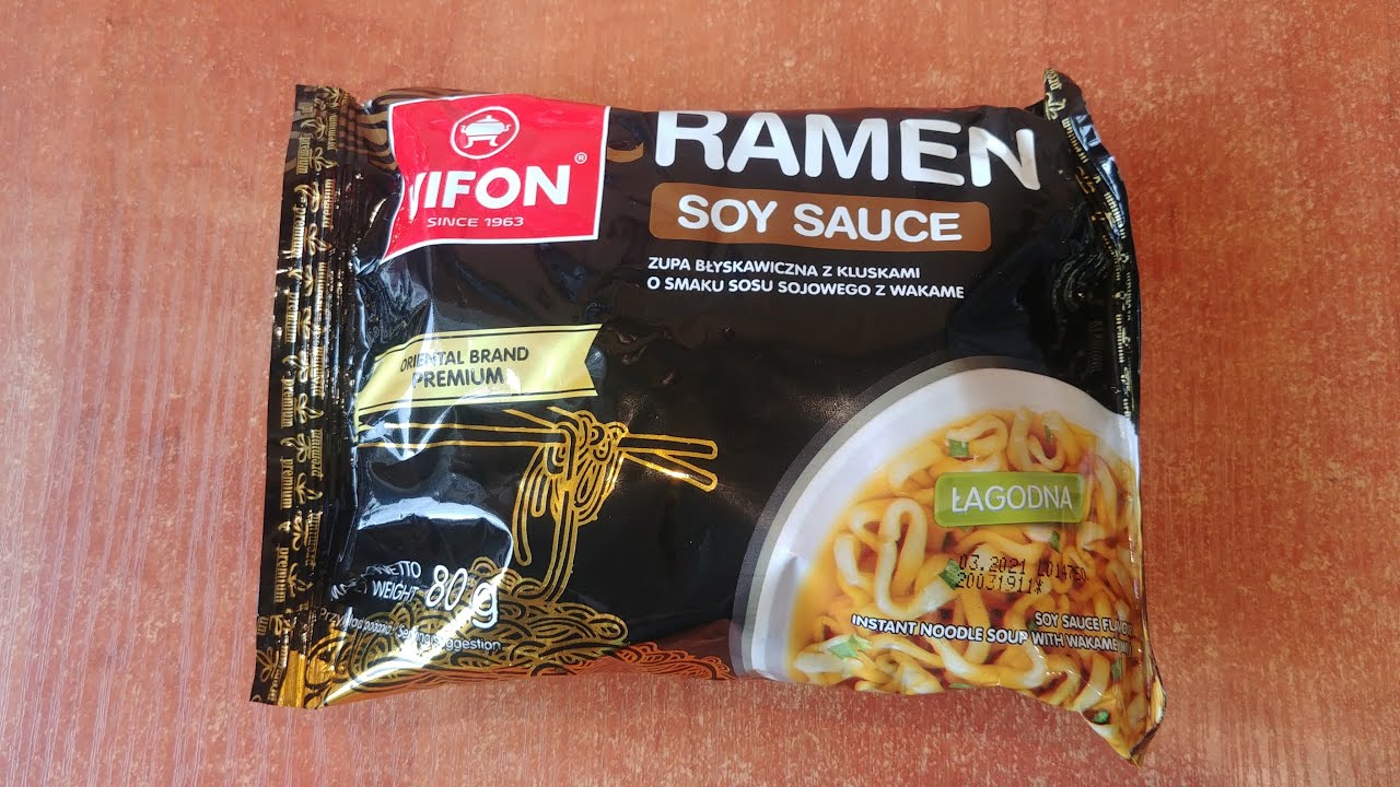 QUBEŁ ZUPKI 35 Vifon Ramen Soy Sauce YouTube