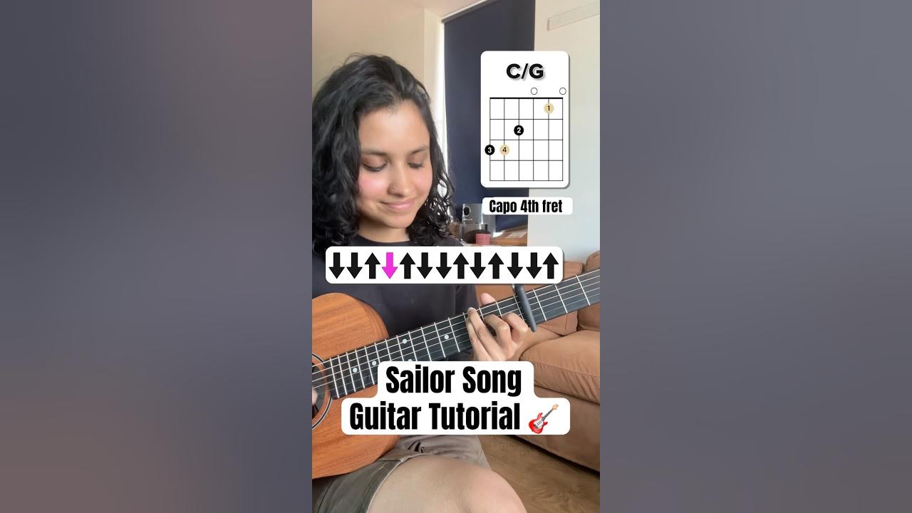 EASY Sailor Song - Gigi Perez Guitar Tutorial πΈ #shorts EASY Sailor Song - Gigi Perez Guitar Tutorial πΈ #shorts