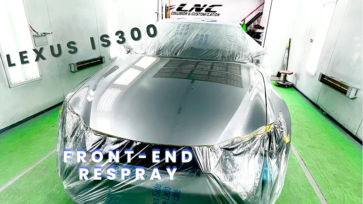 Damaged Lexus IS300 - Front respray 1H9 color code JUST LIKE NEW!!