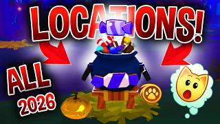 ALL FREE CANDY COULDRON LOCATIONS | ANIMAL JAM | FREE LIGHT SIDE VS DARK SIDE POINTS! 🍭🤩 screenshot 5