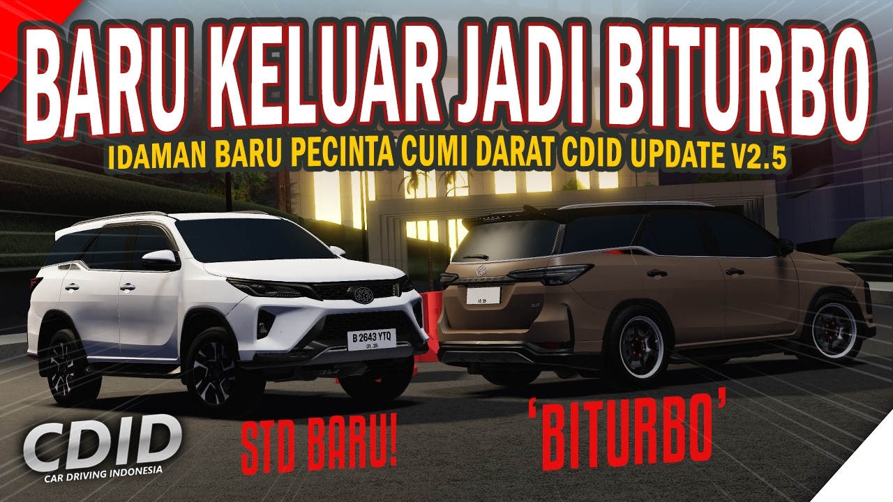 BARU KELUAR! LANGSUNG KITA BIKIN 'LEGENDER' BITURBO TERBARU, KEREN BGT!! | CDID UPDATE ROBLOX V2.5