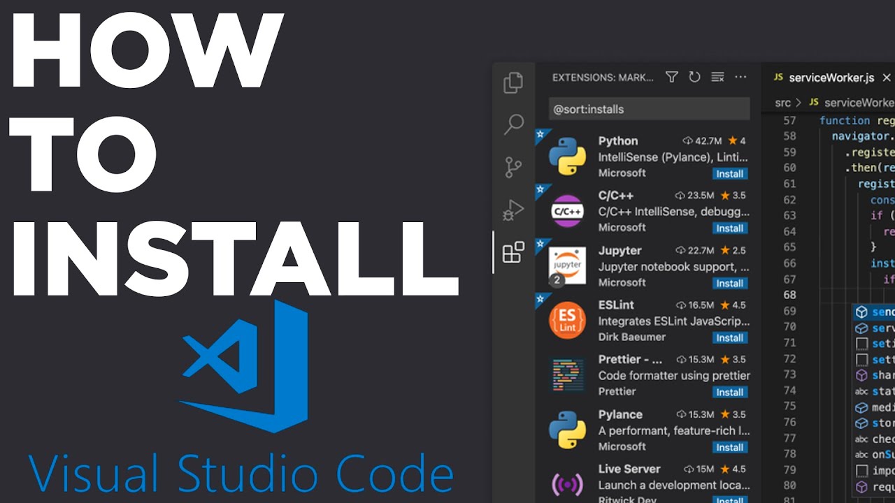 How To Install Visual Studio Code | Install Visual Studio Code - YouTube
